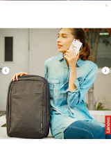 Lenovo Orijinal 15.6'' Notebook Sırt Çantası Gri